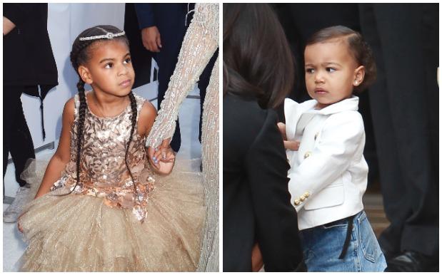 north west and blue ivy together