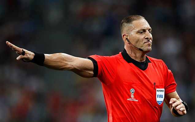 The World Cup Final's Referee Is A Brick Shithouse With