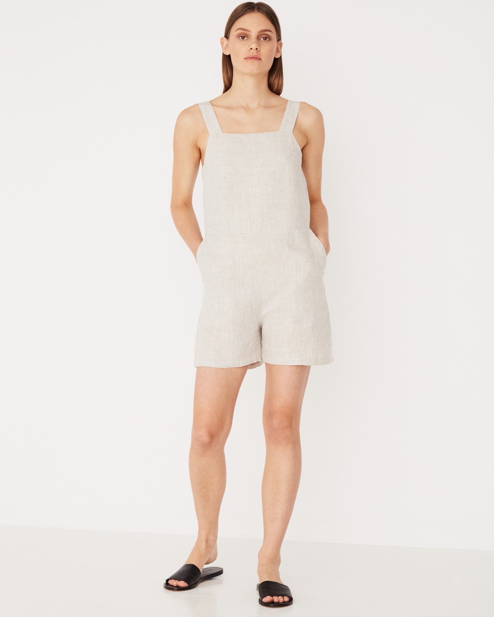 Camisole Linen Jumpsuit– Almina Concept