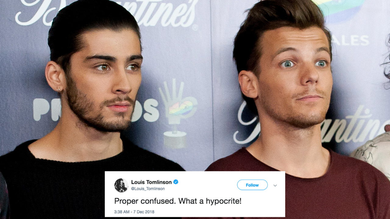 Zayn Malik And Louis Tomlinson Feud Ex 1d Bandmates Twitter Beef 