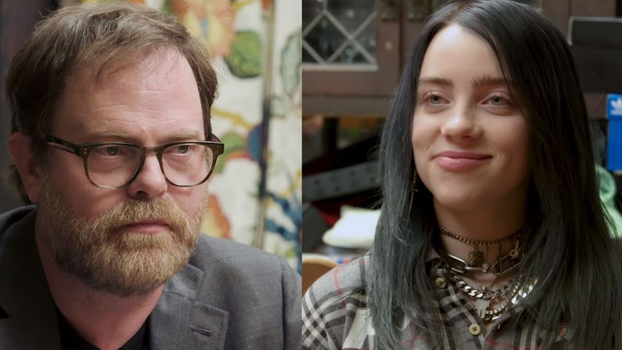 Watch Rainn Wilson Challenge Billie Eilish To The Ultimate 'Office' Quiz