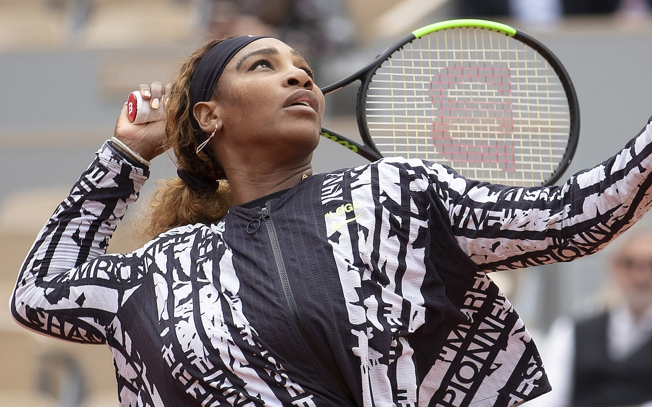 Serena Williams's Custom Off-White Outfit at the French Open Sent