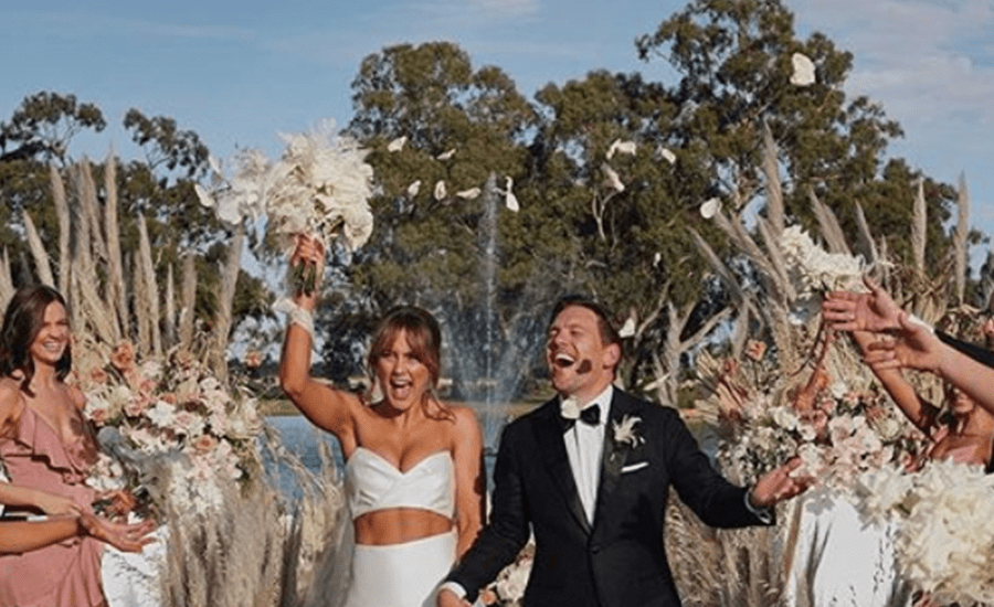 See Steph Claire Smith And Josh Miller's Wedding Photos