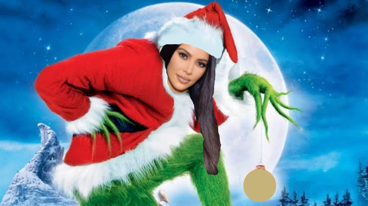 Kim Kardashian Is Using 'Creamy Velvet' Instead of Wrapping Paper