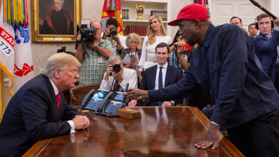 Kanye West, #1 MAGA Hat Wearer, Says He No Longer Supports Donald Trump