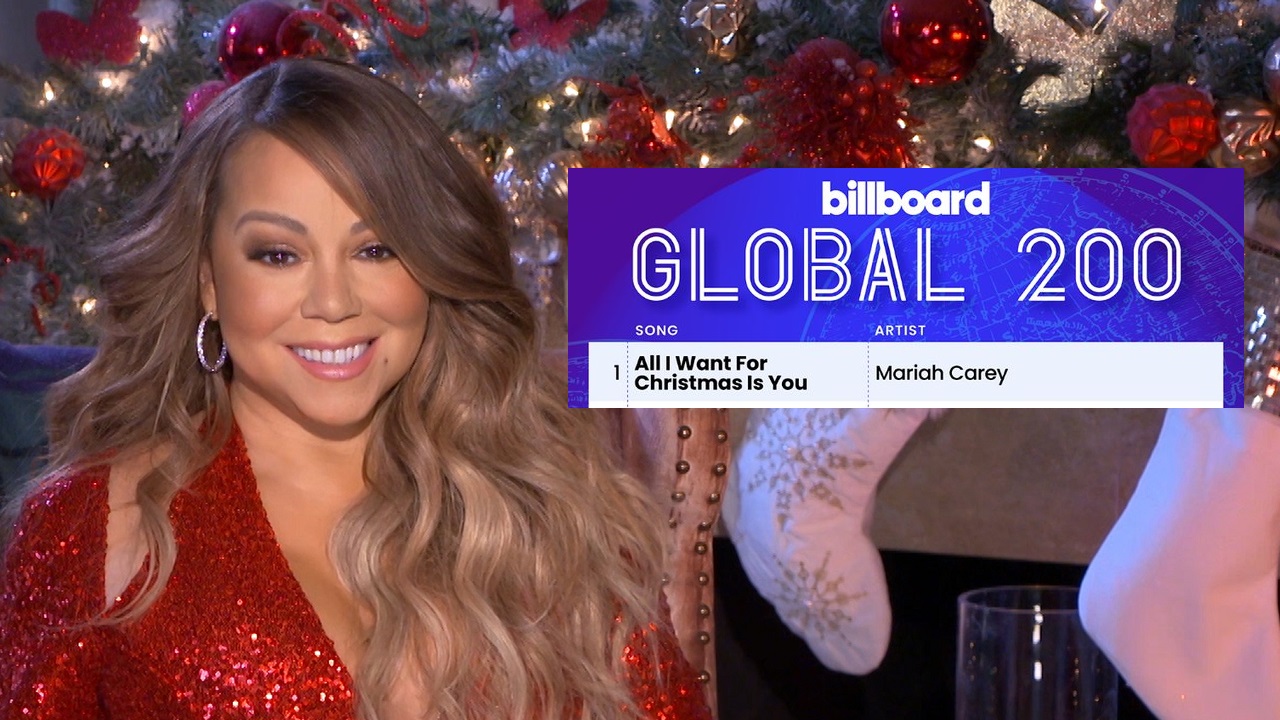 Mariah Carey Fakes Shock After All I Want For Christmas Hits 1 Again 