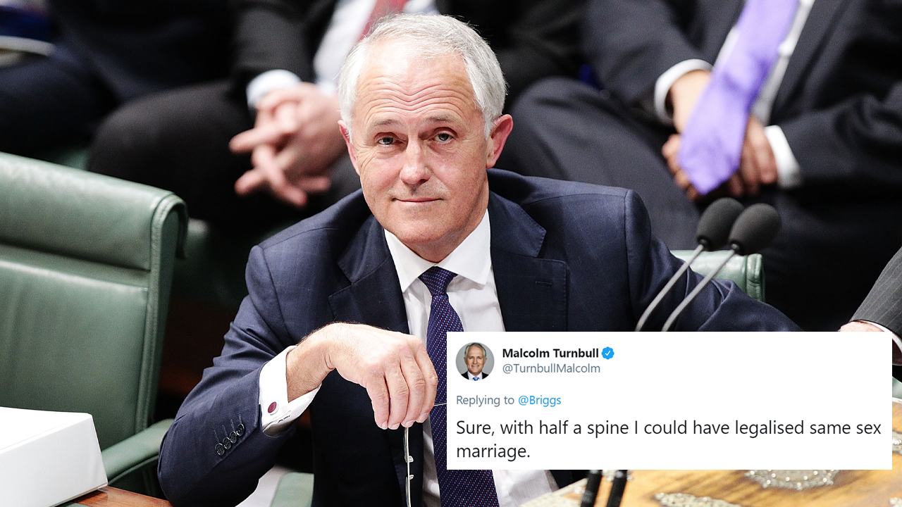 Malcolm Turnbull Keeps Taking Credit For Marriage Equality