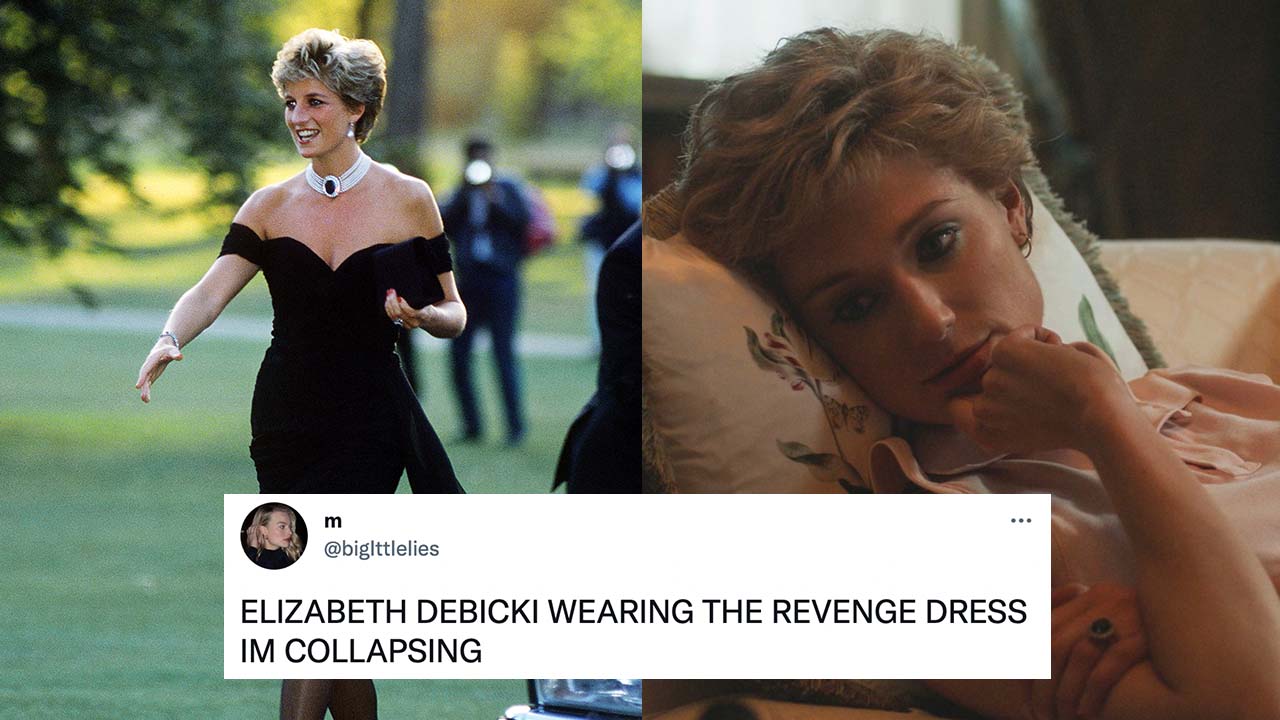 princess diana revenge dress memes because the crown season 5 is here to  take us all back to the '90s!