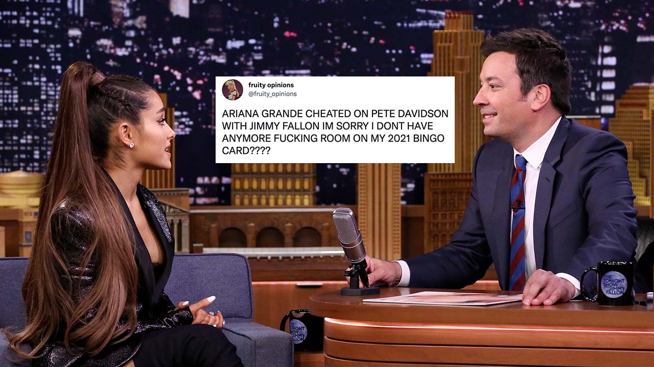 TikTok Fully Believes Ariana Grande Hooked Up With Jimmy Fallon