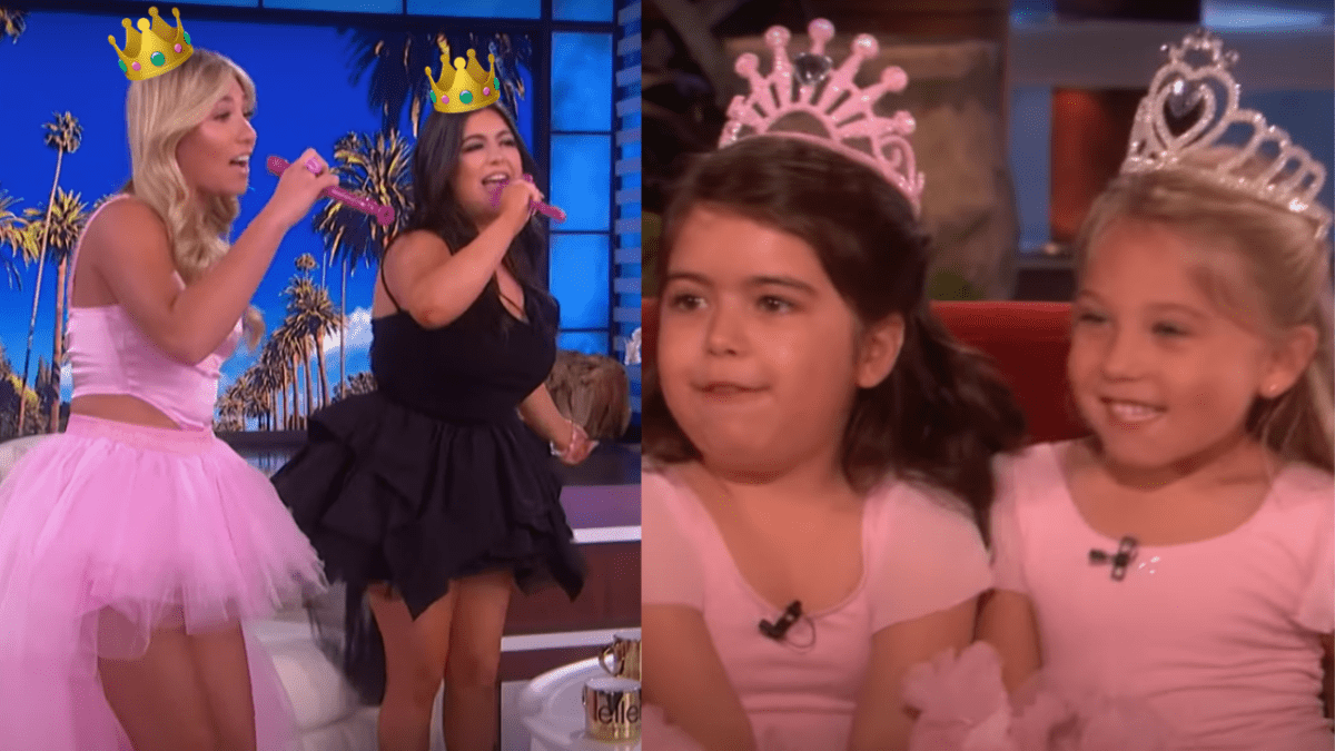Sophia Grace And Rosie Recreated Super Bass On The Ellen Show