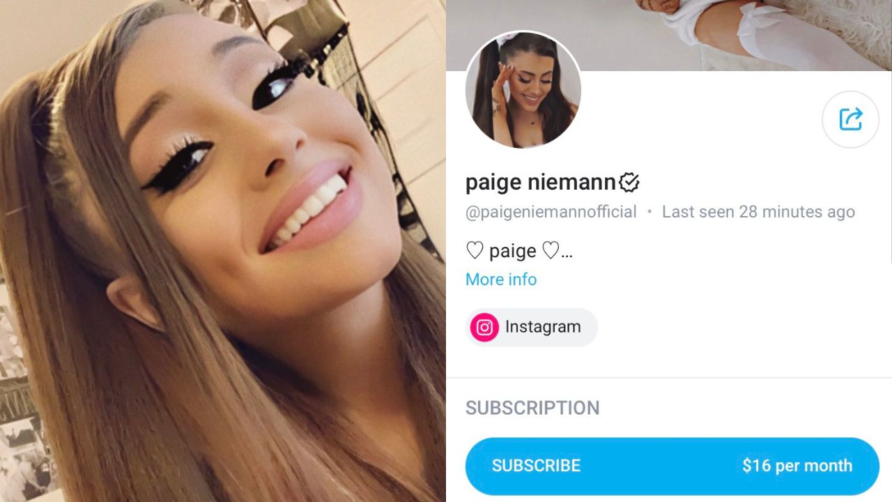 How Ariana Grande Sex - Paige Neimann: Ariana Grande Cosplayer Launches 'Creepy' OnlyFans