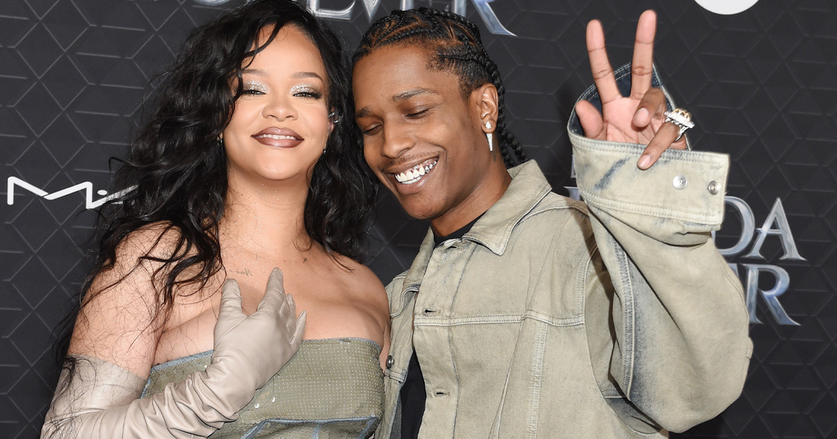 Rihanna & A$AP Rocky’s First Baby Makes Debut In Vogue Photoshoot