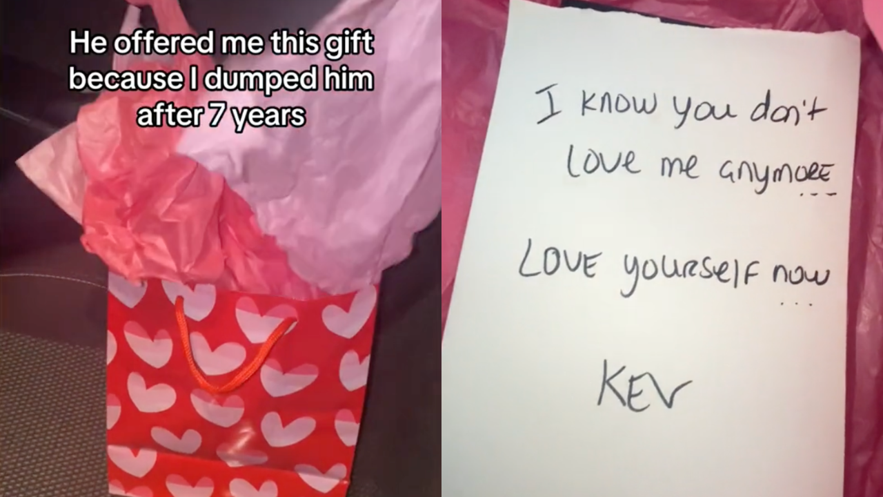 ex boyfriend gift viral tiktok