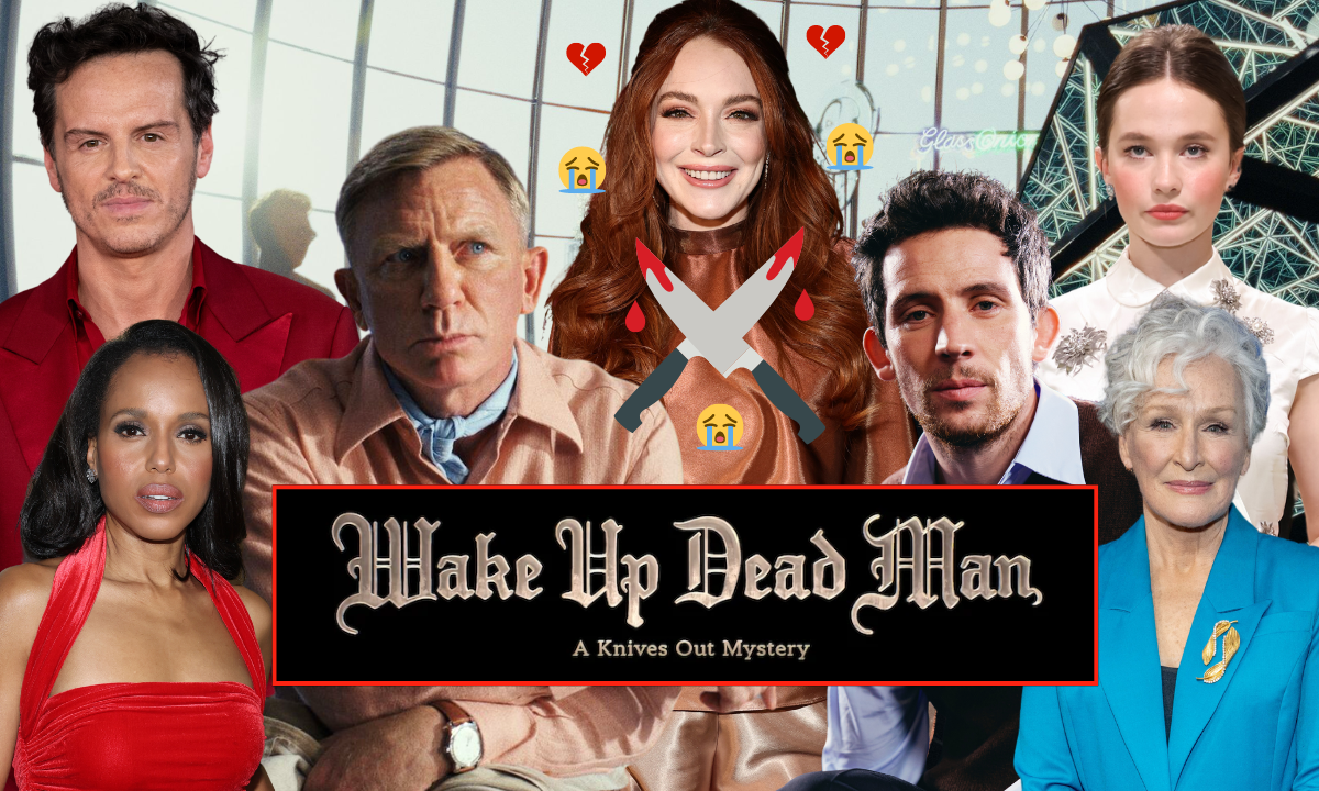 Wake Up Dead Man: A Knives Out Mystery Lindsay Lohan, Glenn Close, Kerry Washington, Andrew Scott, Josh O'Connor, Daniel Craig, Cailee Spaeny