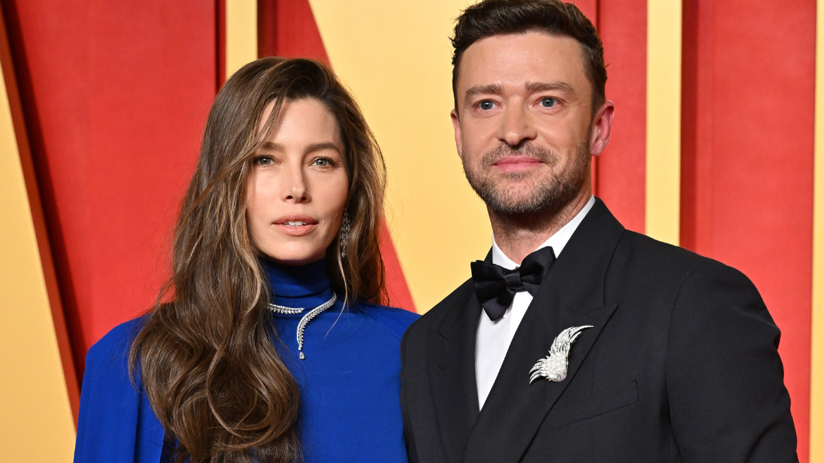 Jessica Biel and Justin Timberlake at the Vanity Fair after party