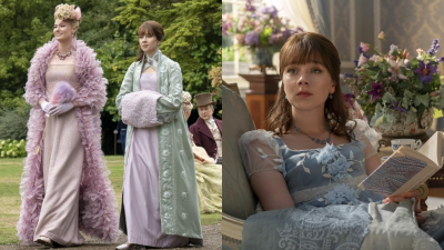 Here’s Why Bridgerton’s Eloise Is Wearing That Big-Ass Fluffy Shawl In Season Three