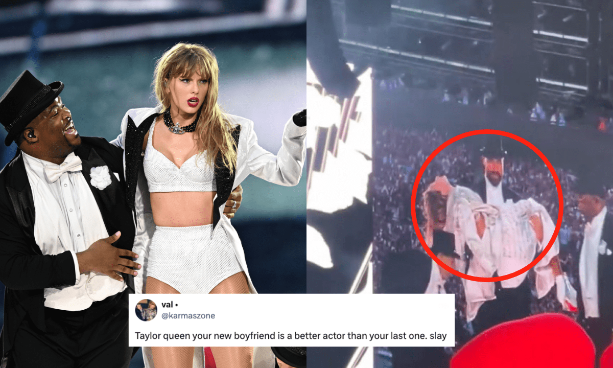 Taylor Swift Travis Kelce you can do it with a broken heart at the eras tour in London