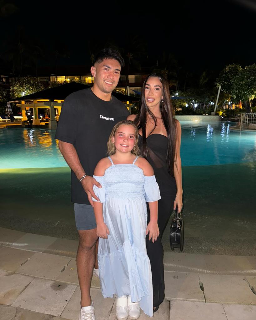 Married At First Sight's Ridge Barredo, Jade Pywell and her daughter Victoria