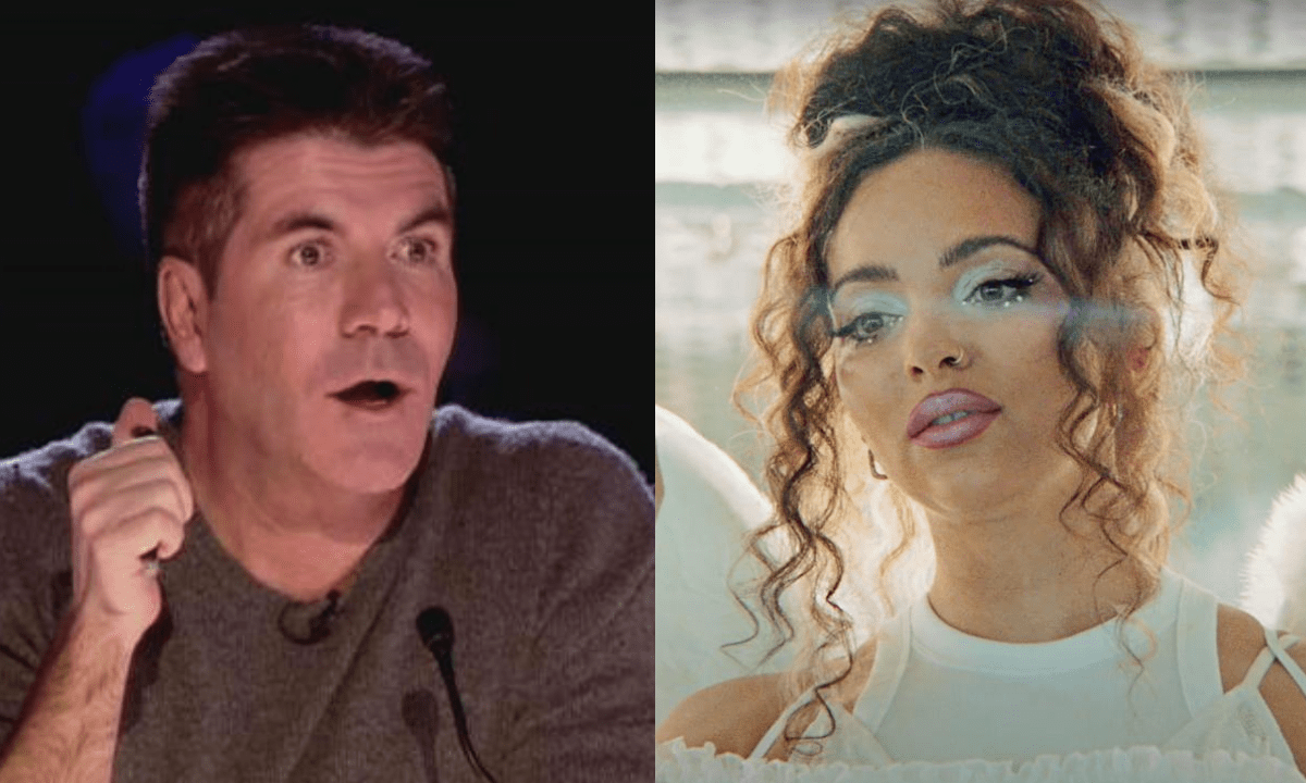 Little Mix's Jade Thirlwall and Simon Cowell