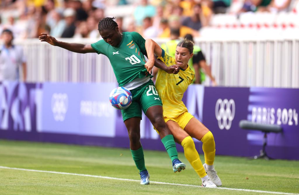 Matildas vs Zambia at the Paris Olympics 2024