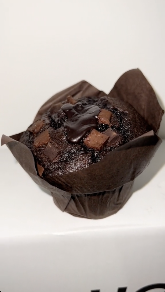 Chocolate muffin at the Olympic Village